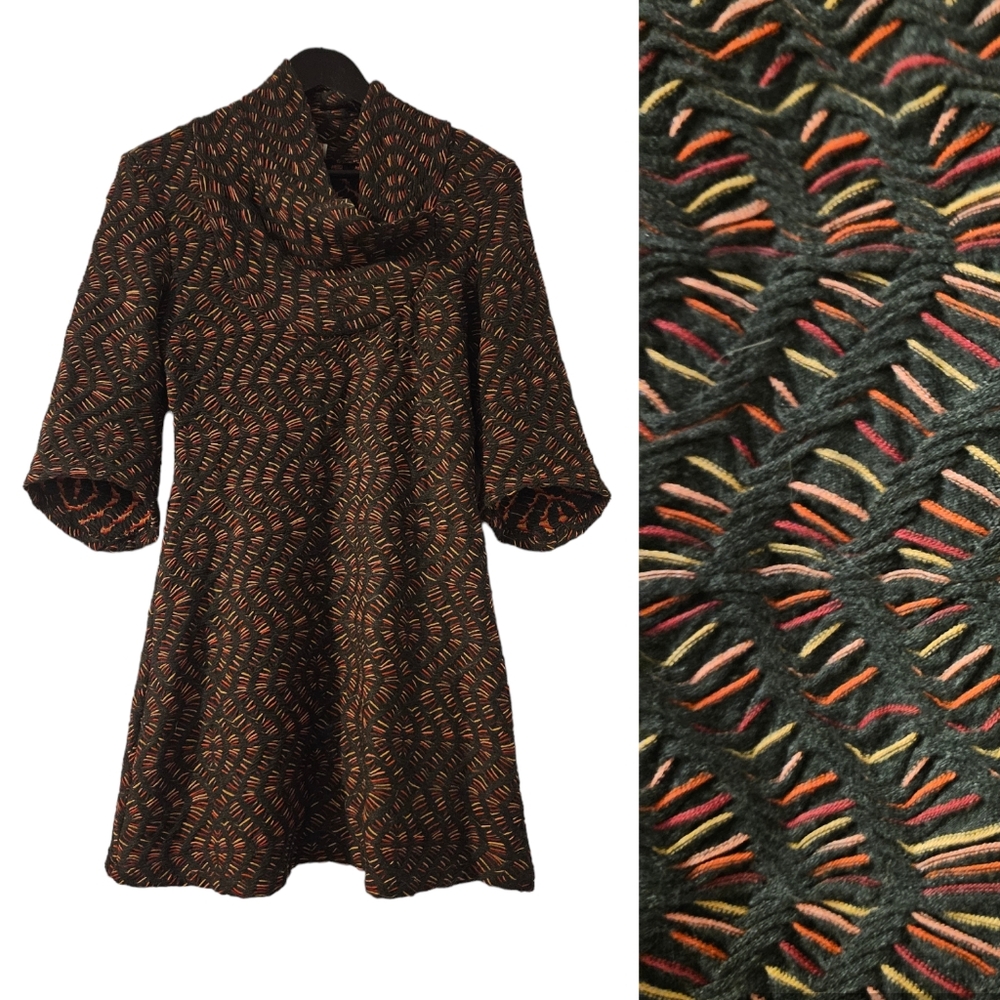 Luc fontaine women's unique knit tunic top